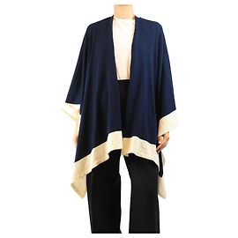 Autre Marque Kaschmir-Schal in Navy - size OS Marineblau