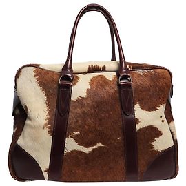 Autre Marque Sac en cuir de vachette vintage marron Marron