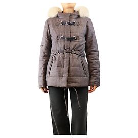 Dior Giacca con cappuccio viola - size UK 12 Porpora