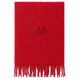 Acne Sciarpa in mohair sfumata rosa Rosa