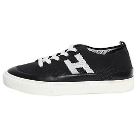 Hermès Baskets en maille Deep noires - taille EU 38 Noir