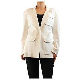 Norma Kamali Veste extensible blanche - size M Blanc