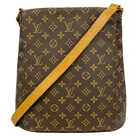 Bolsa de Ombro Louis Vuitton Monogram Musette Marrom