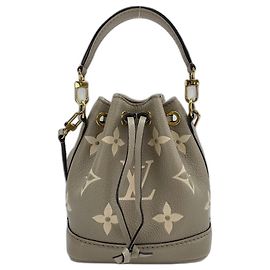 Borsa a tracolla Louis Vuitton Nano Noe Beige