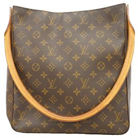 Bolsa de Ombro Louis Vuitton Monogram Looping GM Marrom