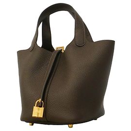 Hermès Hermes Picotin Lock PM Handbag Brown