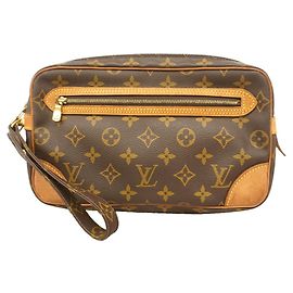 Bolsa de Mão Louis Vuitton Monogram Marly Dragonne GM Marrom