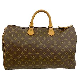 Borsa Louis Vuitton Monogram Speedy 40 Marrone