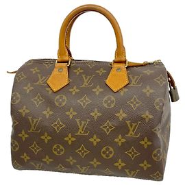 Sac à main Louis Vuitton Monogram Speedy 25 Marron