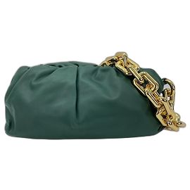 Bolsa de Ombro Bottega Veneta Green Chain Pouch Verde