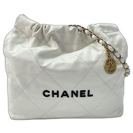 CHANEL Borsa a tracolla Chanel 22 Bianco