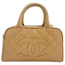 Mini borsa CHANEL Matelassé in Beige Beige