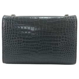 Bolsa de Ombro Yves Saint Laurent Kate com Borlas Marrom