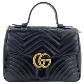 Borsa a mano e a tracolla GUCCI GG Marmont Nero