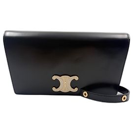 Céline Pochette CELINE Triomphe en noir Noir