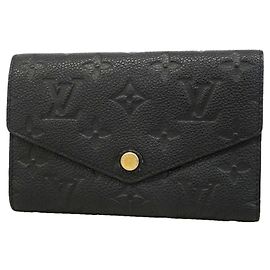 Louis Vuitton Tri-fold Wallet in Noir Black