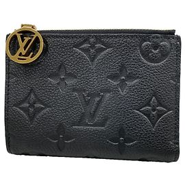Louis Vuitton Monogram Empreinte Portefeuille Lisa Wallet Noir