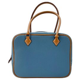 Hermès HERMES Mini Plume Handtasche Blau