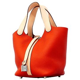 Hermès Bolsa Hermes Picotin Lock PM Touch Rosa