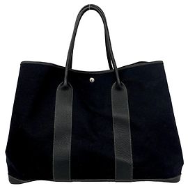 Hermès Saco Tote Hermes Garden Party GM Preto