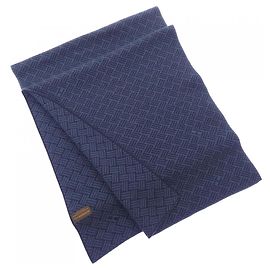 Hermès Hermes Silk and Cashmere Stole Blue Navy blue