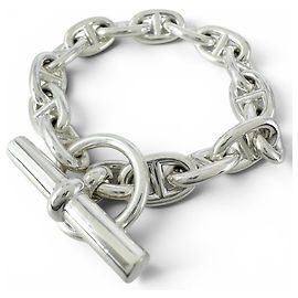 Hermès Pulsera HERMES Chaine d'Ancre PM Plata