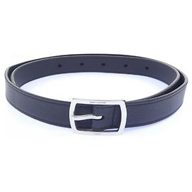 Saint Laurent 593303 Standard Black Belt Black