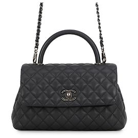 Chanel Matelassé Handbag in Black Black