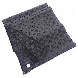 Louis Vuitton Monogram Classic Stole Brown Black