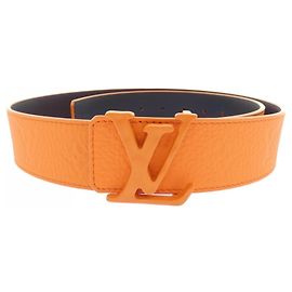 Louis Vuitton M0582 Gürtel Schwarz Orange