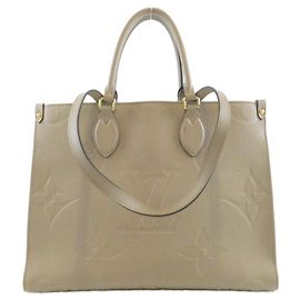 Louis Vuitton Monogram Empreinte OnTheGo MM Handbag Grey