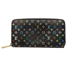 Cartera Zippy Monogram Louis Vuitton Negro Multicolor Monograma