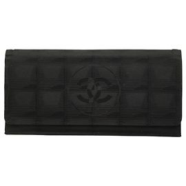 Chanel New Travel Line Long Wallet Black