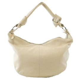 Loewe Ivory Leather Handbag Cream