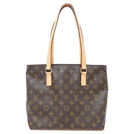 Borsa Louis Vuitton Monogram Cabas Piano Marrone