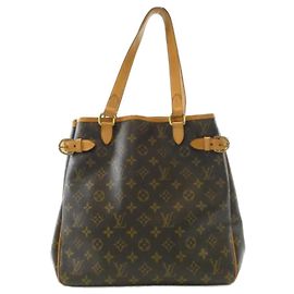 Sac à épaule Louis Vuitton Monogram Batignolles Vertical Marron