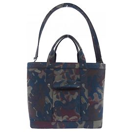 Christian Dior Dior PETER DOIG Handbag Red Navy blue