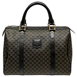 Céline Borsa Celine Macadam Marrone Nero