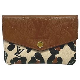Portamonete Louis Vuitton Monogram Empreinte Marrone