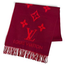 Louis Vuitton Kaschmir-Stola Rot