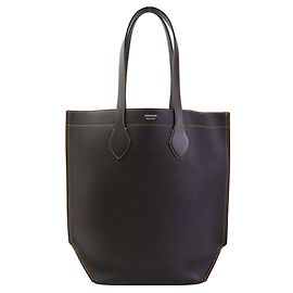 Bolsa de mão em couro marrom Salvatore Ferragamo Marrom