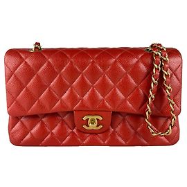 Borsa a tracolla Chanel Orange Red Rosso