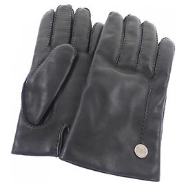 Hermès Gants chauds Hermes Black Noir