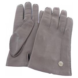 Hermès Gants chauds gris Hermes Marron