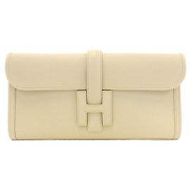 Hermès Bolso Hermes Jige Elan 048490CA Blanco