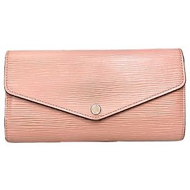Louis Vuitton Epi Leather Long Wallet Pink