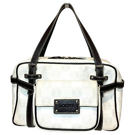 Loewe Handbag - Repeat Anagram White