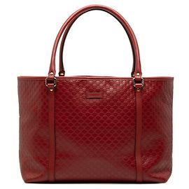 Sac cabas Gucci Microguccissima Rouge