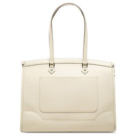 Louis Vuitton Epi Madeleine GM Handtasche Tote Bag Weiß Aus weiß