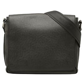 Borsa a tracolla Louis Vuitton Taiga Roman PM Nero Grigio